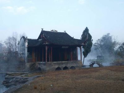 A scenic view of Hezhou Mayinmiao