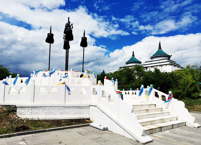 A scenic view of Hinggan Chengjisihanmiao