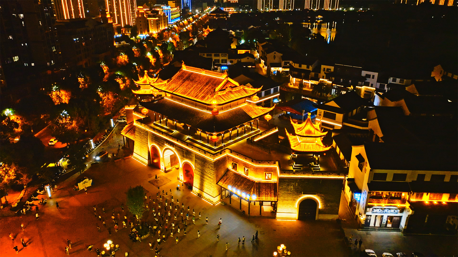 A scenic view of Honghe Jianshui Tuzhumiao