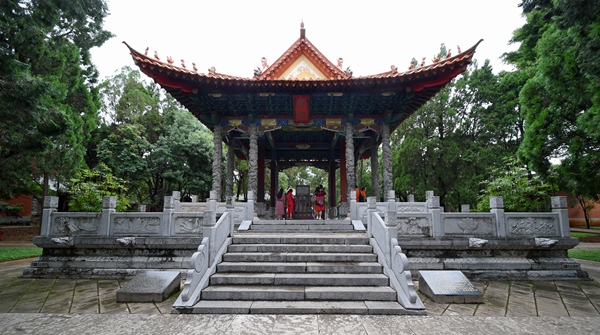 A scenic view of Honghe Jianshui Wenmiao