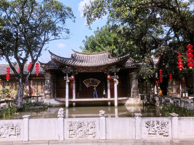 A scenic view of Honghe Jianshui Zhujia Huayuan