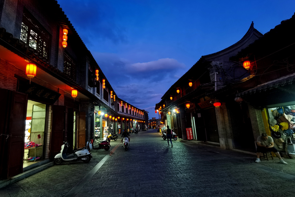 A scenic view of Honghe Shiping Wenmiao Jianzhuqun