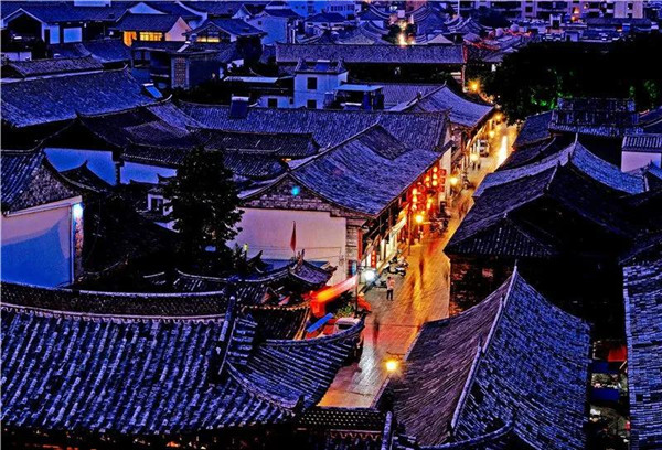 A scenic view of Honghe Shiping Wenmiao Jianzhuqun