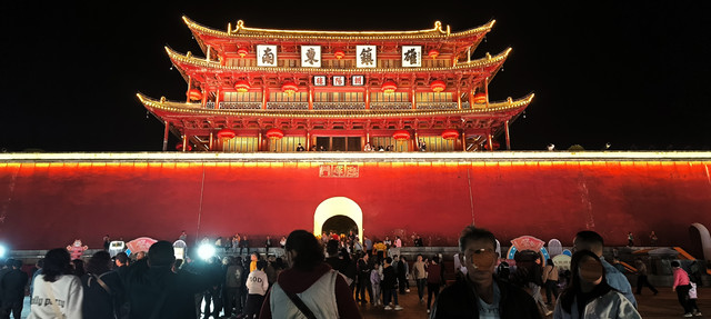 A scenic view of Honghe Shiping Wenmiao Jianzhuqun