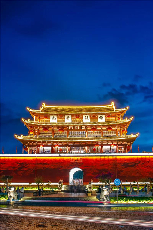 A scenic view of Honghe Xinan Suo Gujianzhuqun