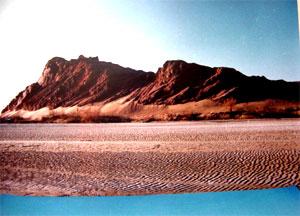 A scenic view of Hotan Mazhatage Shubao Zhi