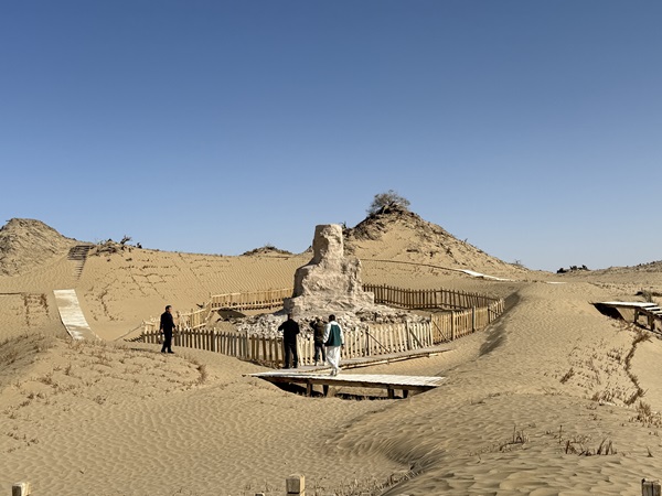 A scenic view of Hotan Niya Yizhi