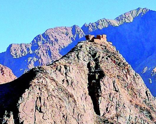 A scenic view of Hotan Saitula Shaoka Yizhi
