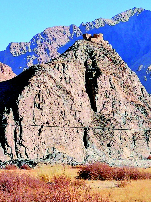 A scenic view of Hotan Saitula Shaoka Yizhi