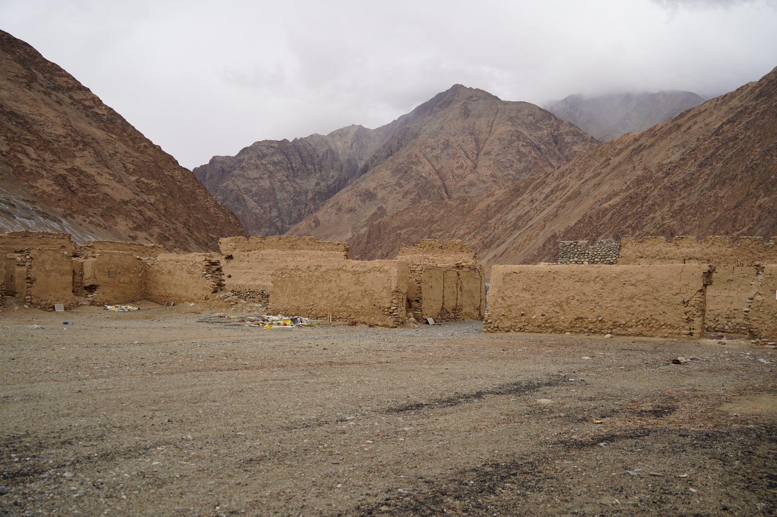 A scenic view of Hotan Saitula Shaoka Yizhi