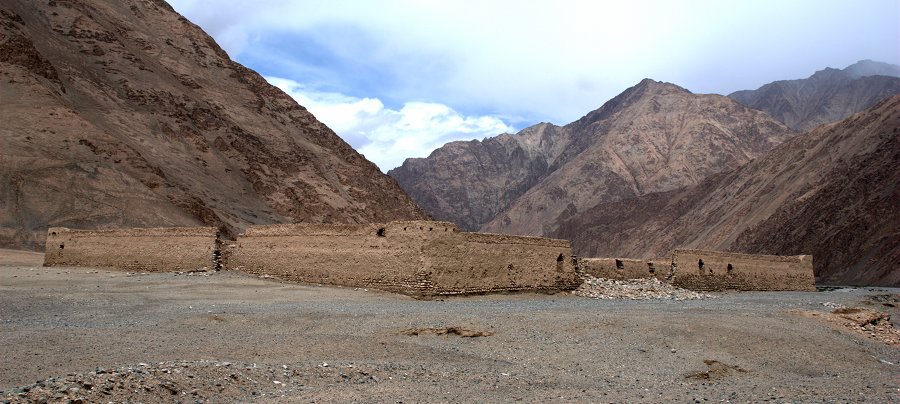 A scenic view of Hotan Saitula Shaoka Yizhi