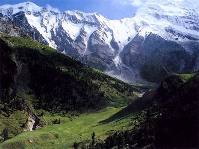 A scenic view of Hotan Tuerdi Aji Zhuangyuan