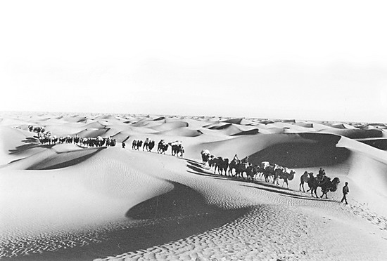 A scenic view of Hotan Yuansha Gucheng