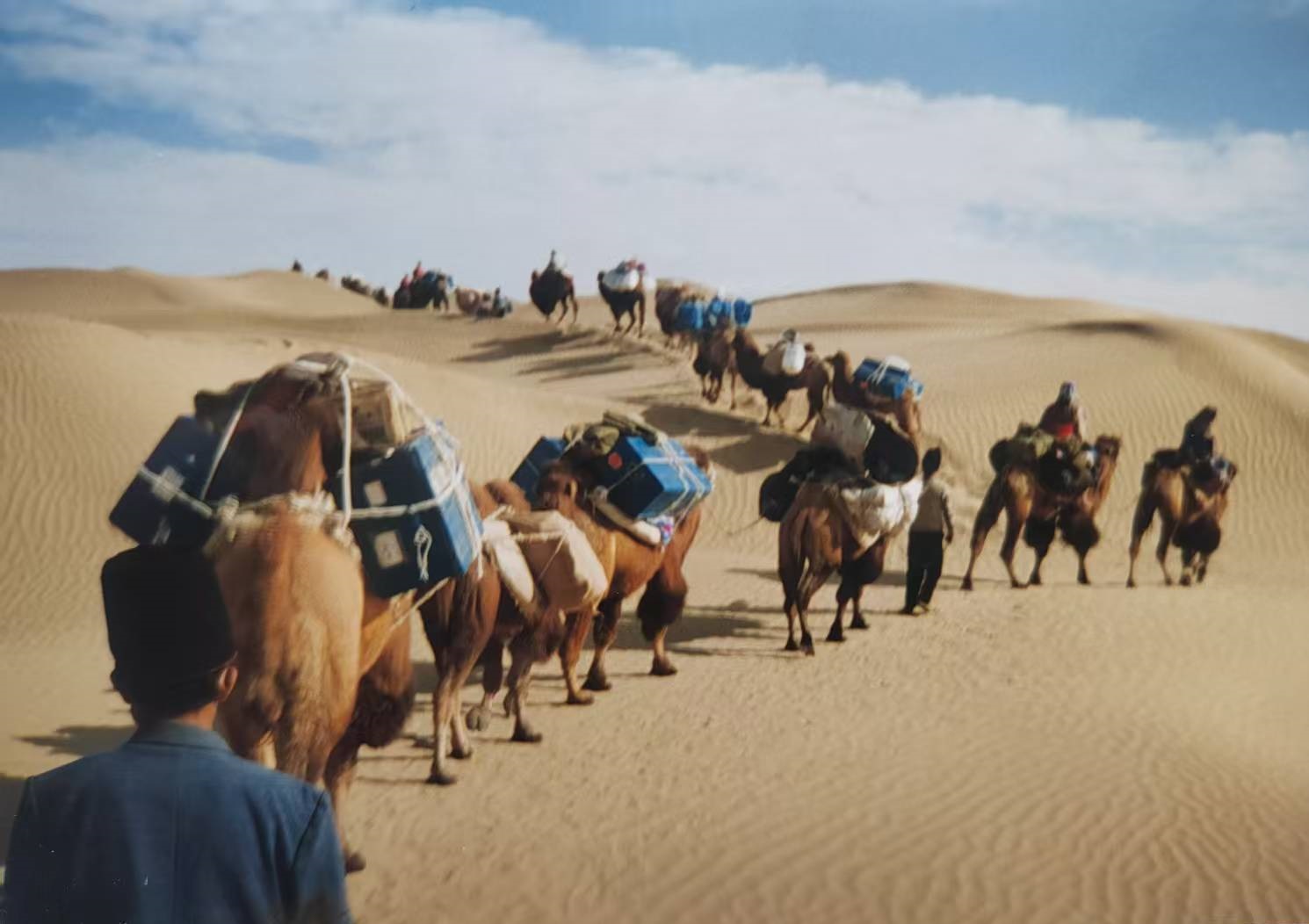 A scenic view of Hotan Yuansha Gucheng