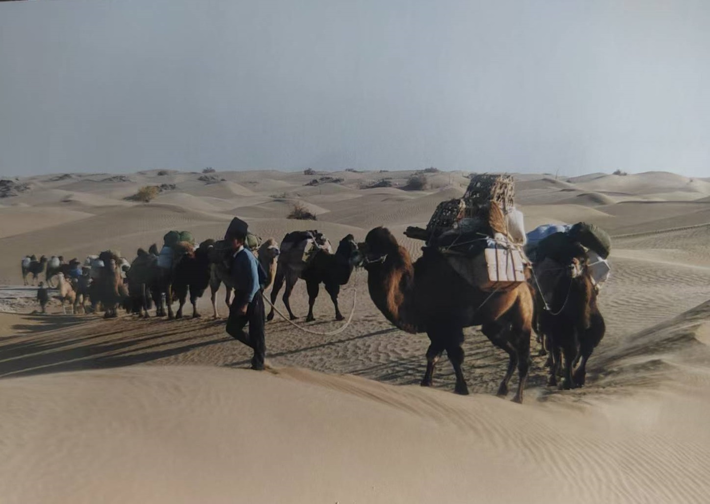 A scenic view of Hotan Yuansha Gucheng