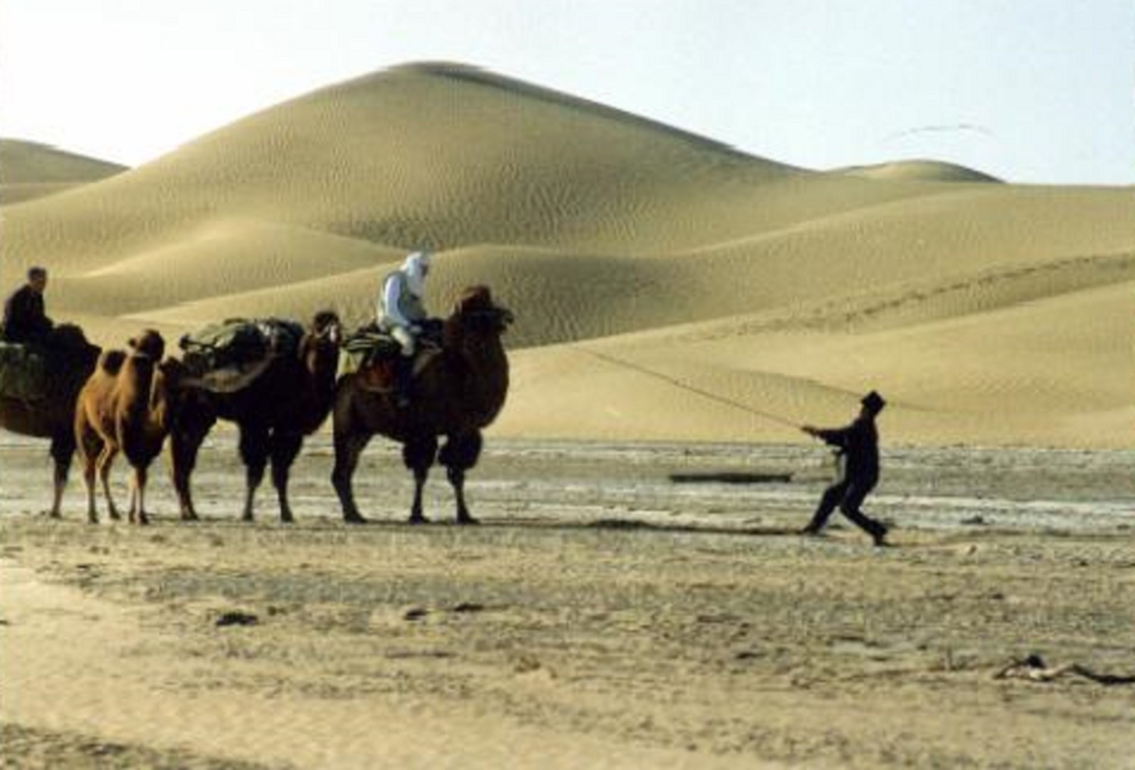 A scenic view of Hotan Yuansha Gucheng