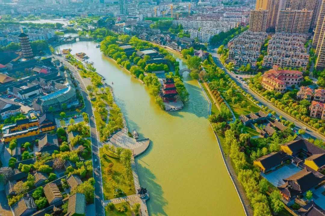A scenic view of Huaian Dayunhe Subitems