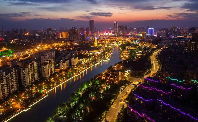 A scenic view of Huaian Qingliangang Yizhi