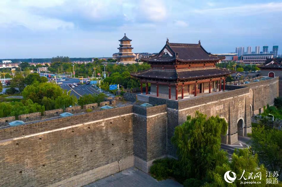 A scenic view of Huaian Qingliangang Yizhi