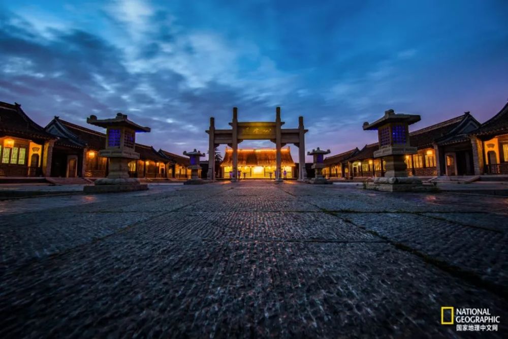 A scenic view of Huaian Qingliangang Yizhi
