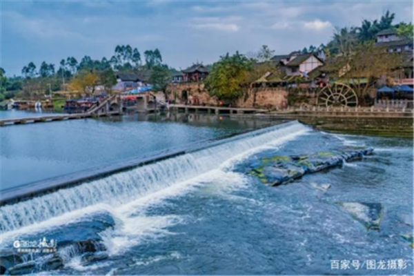 A scenic view of Huaian Qingliangang Yizhi