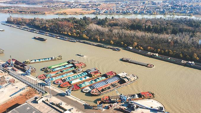 A scenic view of Huaian Sizhoucheng Yizhi