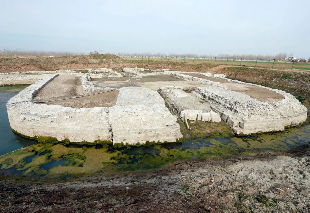 A scenic view of Huaian Sizhoucheng Yizhi