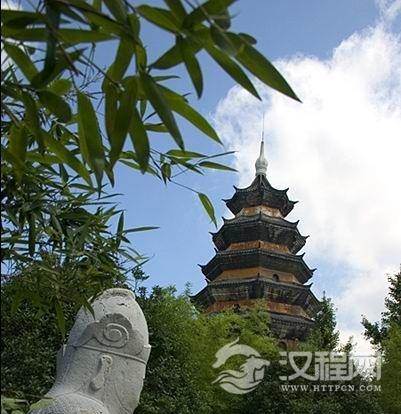 A scenic view of Huaian Wentongta