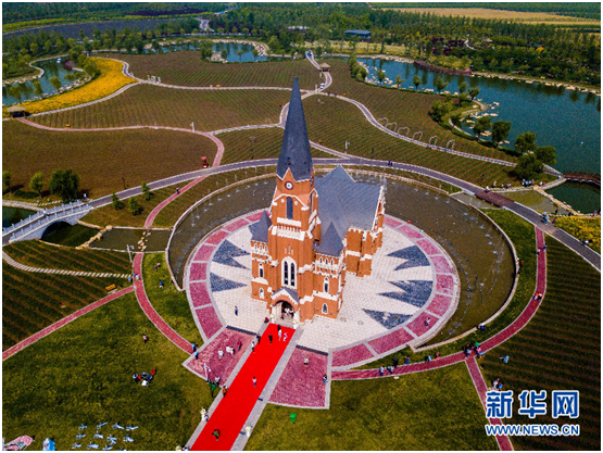 A scenic view of Huaibei Dayunhe Suixi Baishancun Gudao