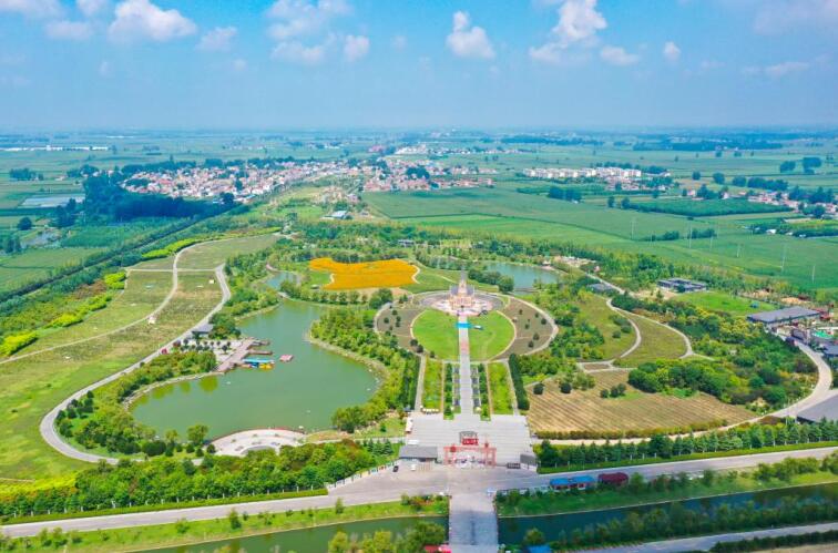A scenic view of Huaibei Liuzi Yunhe Matou Yizhi