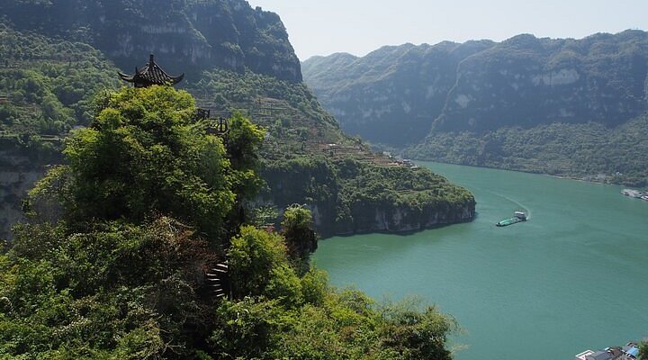 A scenic view of Huaibei Liuzi Yunhe Matou Yizhi