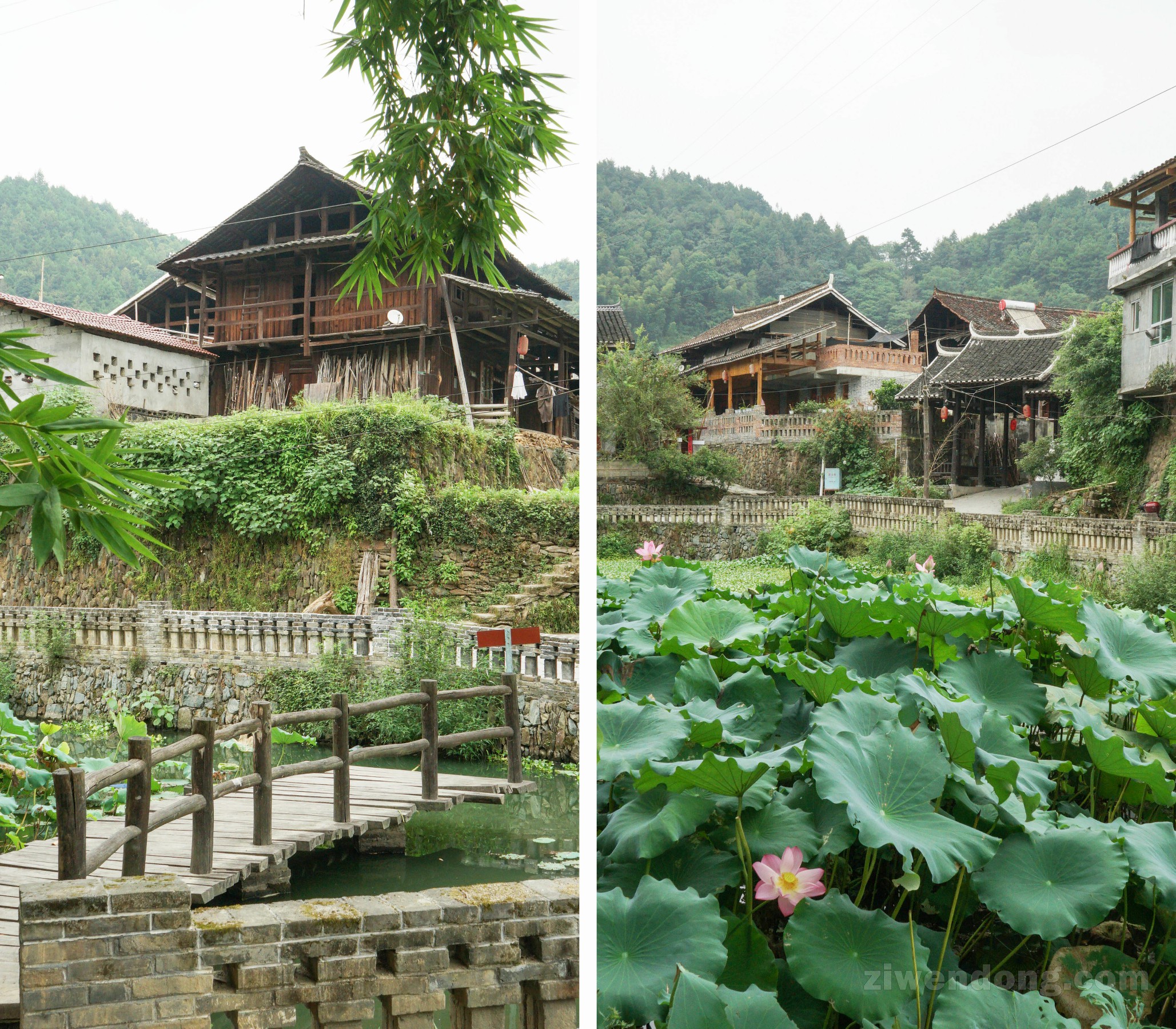 A scenic view of Huaihua Gaoyicun Gujianzhuqun