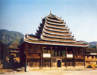 A scenic view of Huaihua Matian Gulou