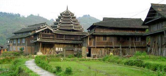 A scenic view of Huaihua Matian Gulou