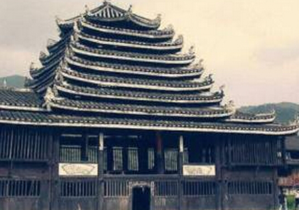 A scenic view of Huaihua Matian Gulou