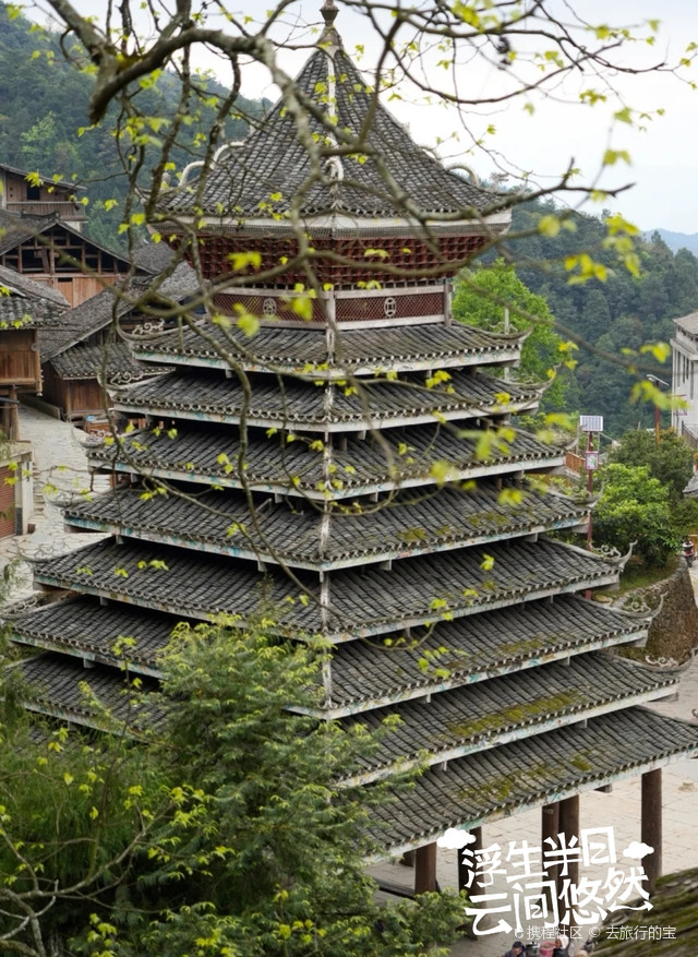 A scenic view of Huaihua Matian Gulou