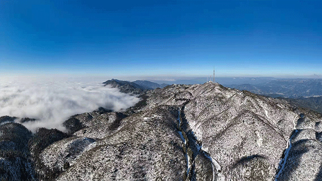 A scenic view of Huaihua Xiangxi Xuefengshan Kangzhan Jiuzhi