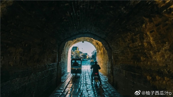 A scenic view of Huainan Shouxian Guchengqiang