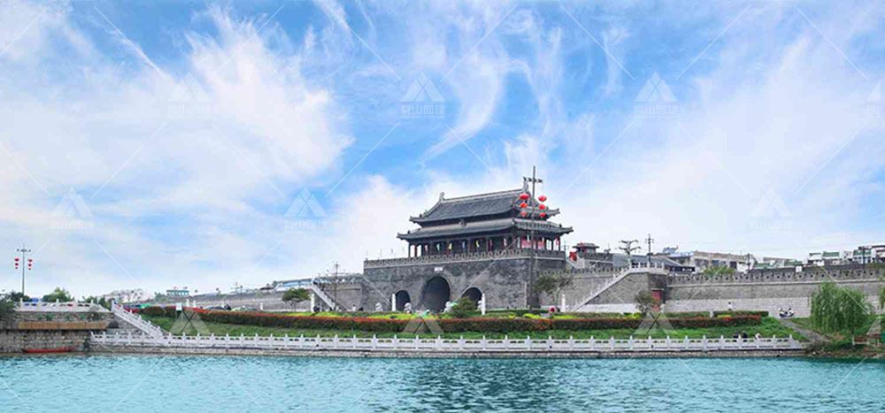 A scenic view of Huainan Shouxian Qingzhensi