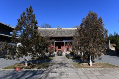 A scenic view of Huangnan Baoan Gutuntian Zhaibao Gujianzhuqun