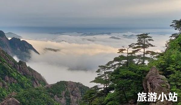 A scenic view of Huangshan Dengshan Gudao Ji Gu Jianzhu