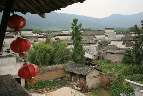 A scenic view of Huangshan Nanping Cun Gu Jianzhuqun
