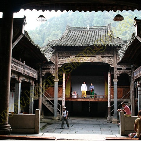 A scenic view of Huangshan Qimen Guxitai