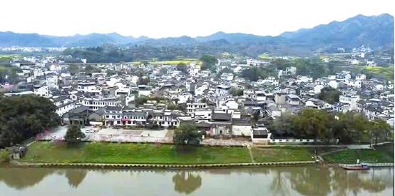 A scenic view of Huangshan Zhushan Shuyuan