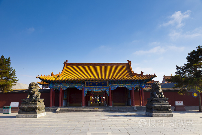 A scenic view of Huhehaote Dazhao