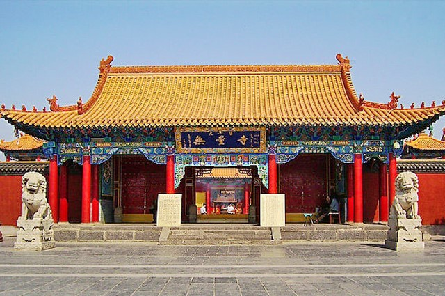 A scenic view of Huhehaote Dazhao