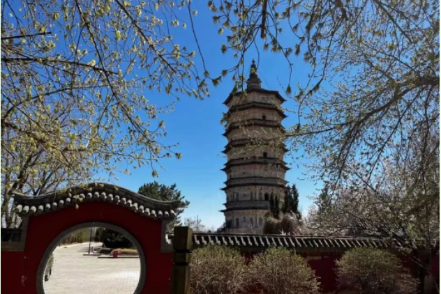 A scenic view of Huhehaote Fengzhouguchengyizhi