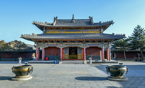 A scenic view of Huhehaote Jingangzuoshelibaota