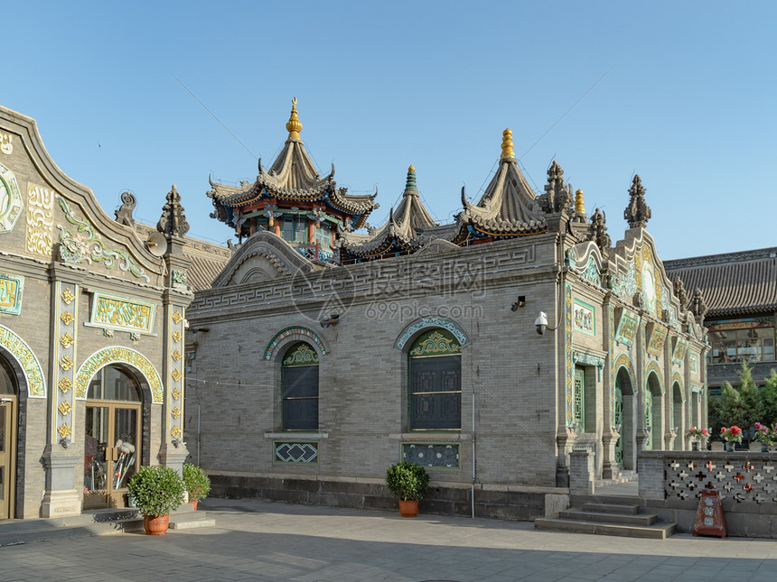 A scenic view of Huhehaote Qingzhendasi