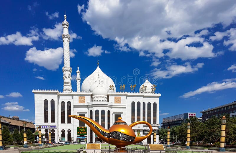 A scenic view of Huhehaote Qingzhendasi